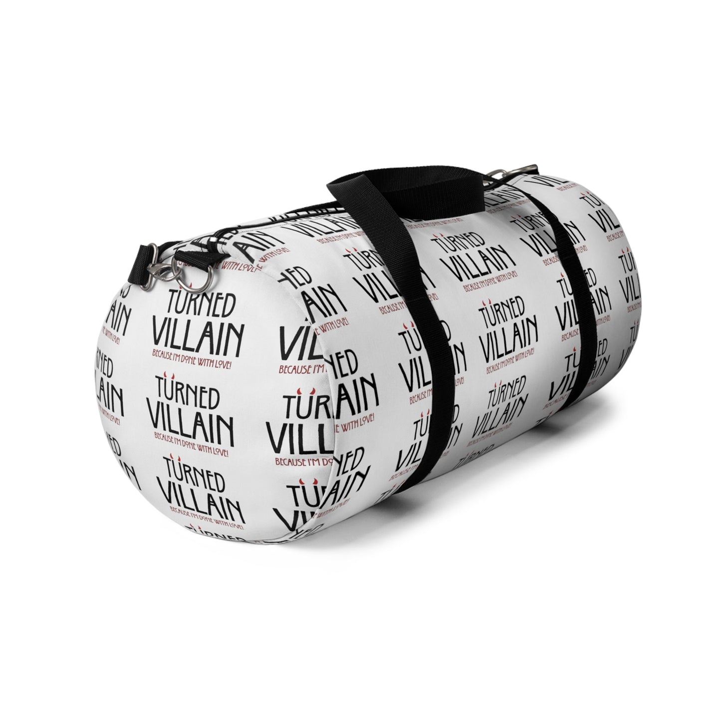 Turned Villain Duffel Bag in white