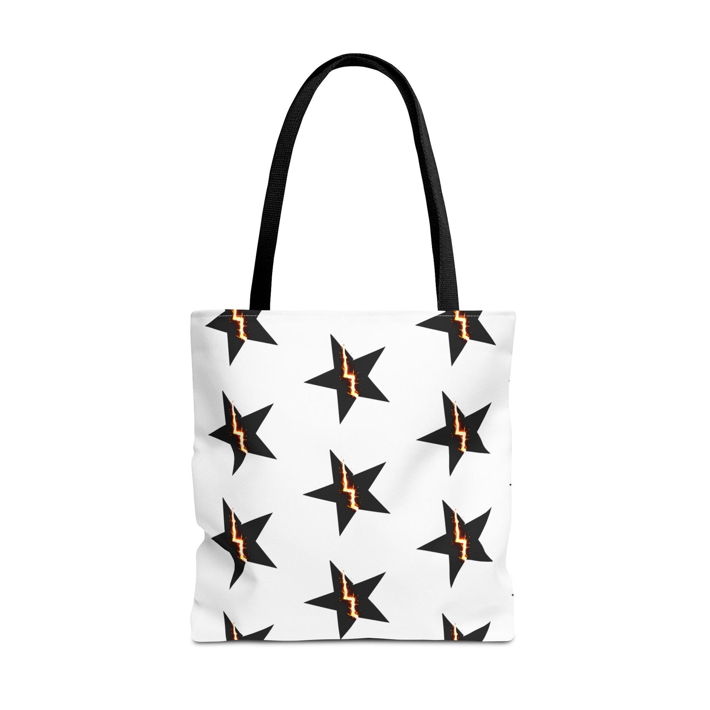 Broken Star Tote Bag — Patterned Reusable Grocery & Everyday Carry Tote