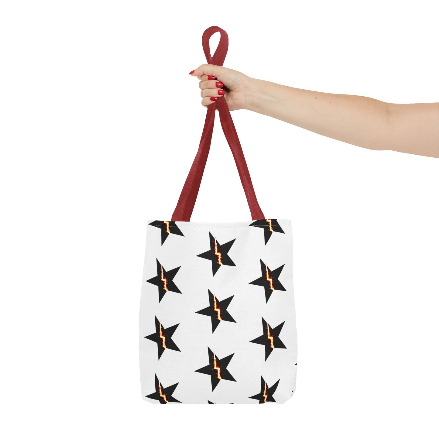 Broken Star Tote Bag — Patterned Reusable Grocery & Everyday Carry Tote