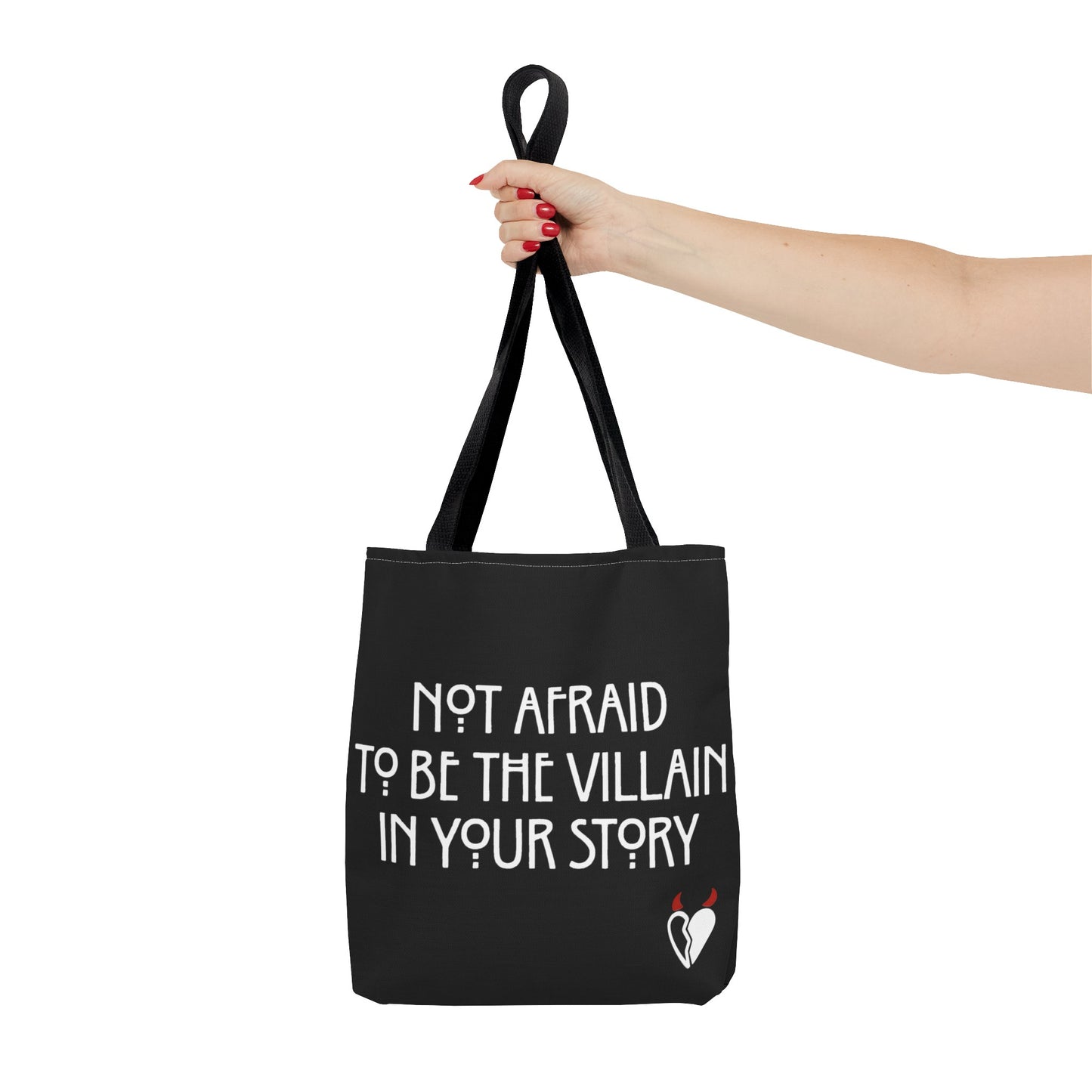 Not Afraid Black Tote Bag