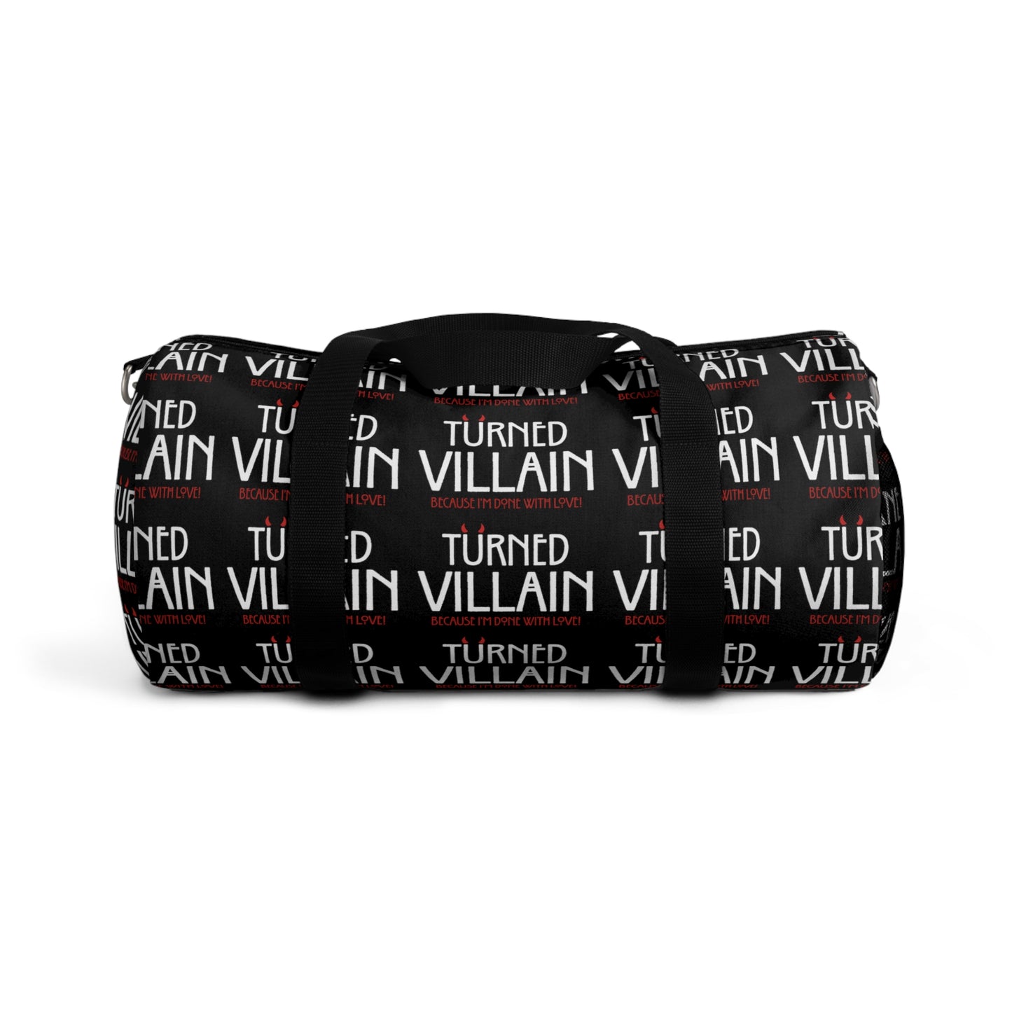 Turned Villain Duffel Bag in Black