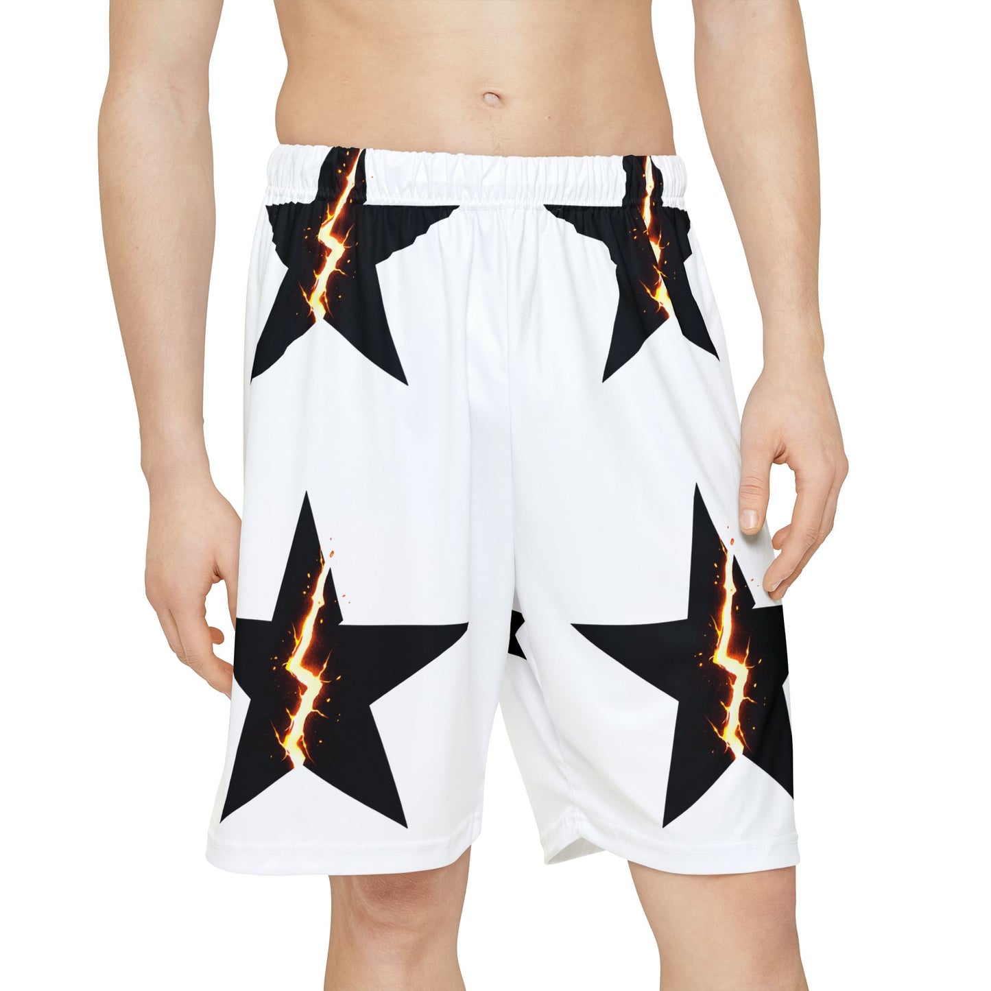 Broken Star Athletic Shorts — Men’s Graphic Sports Shorts