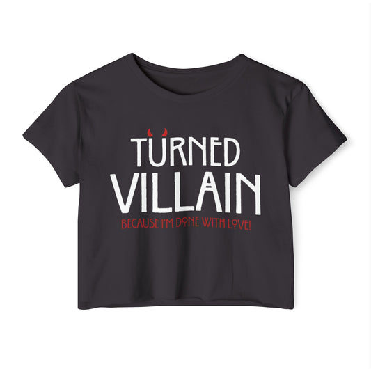 Women's Turned Villain Crop Top