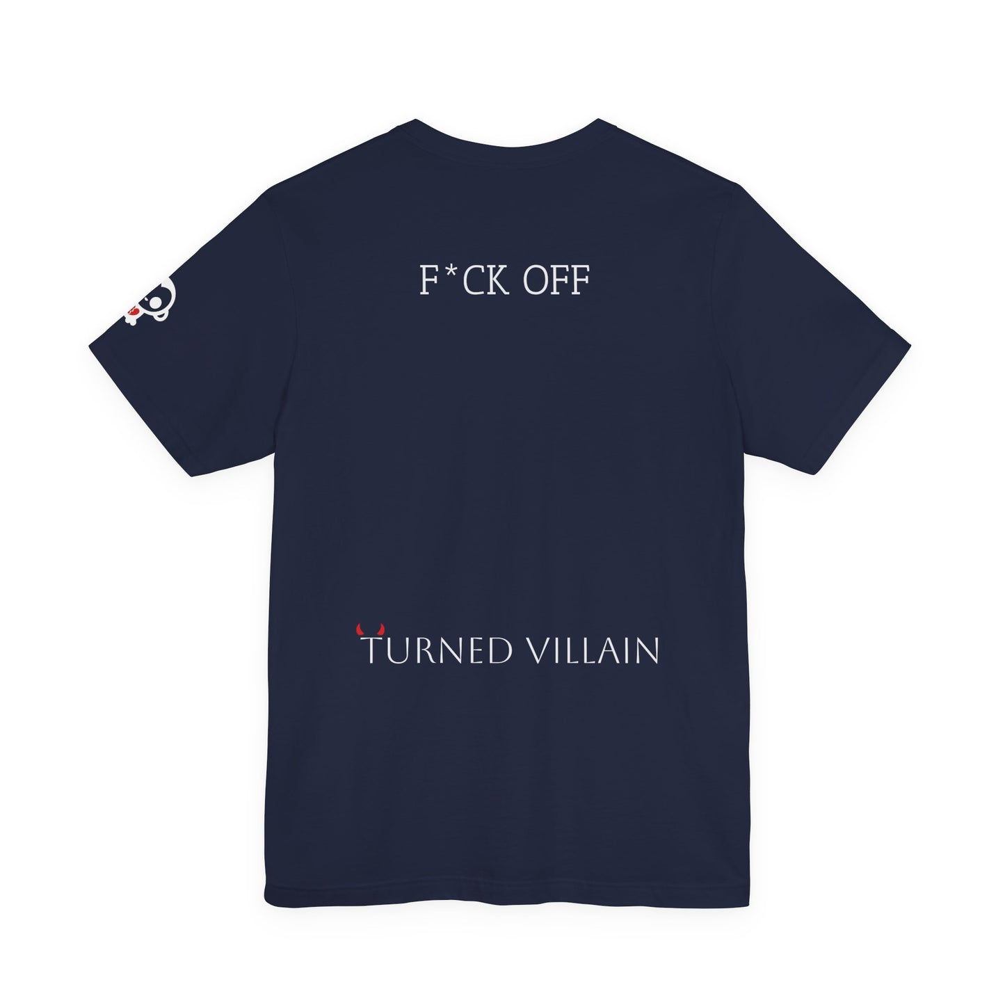 An Ode to Love Tee — “Turned Villain” Back Graphic Short Sleeve Shirt