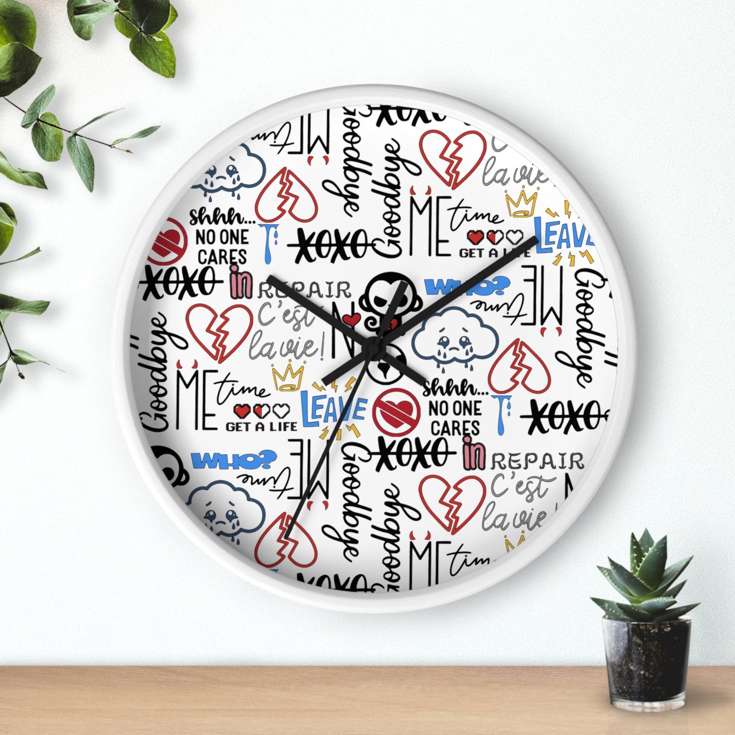 Me Time Wall Clock