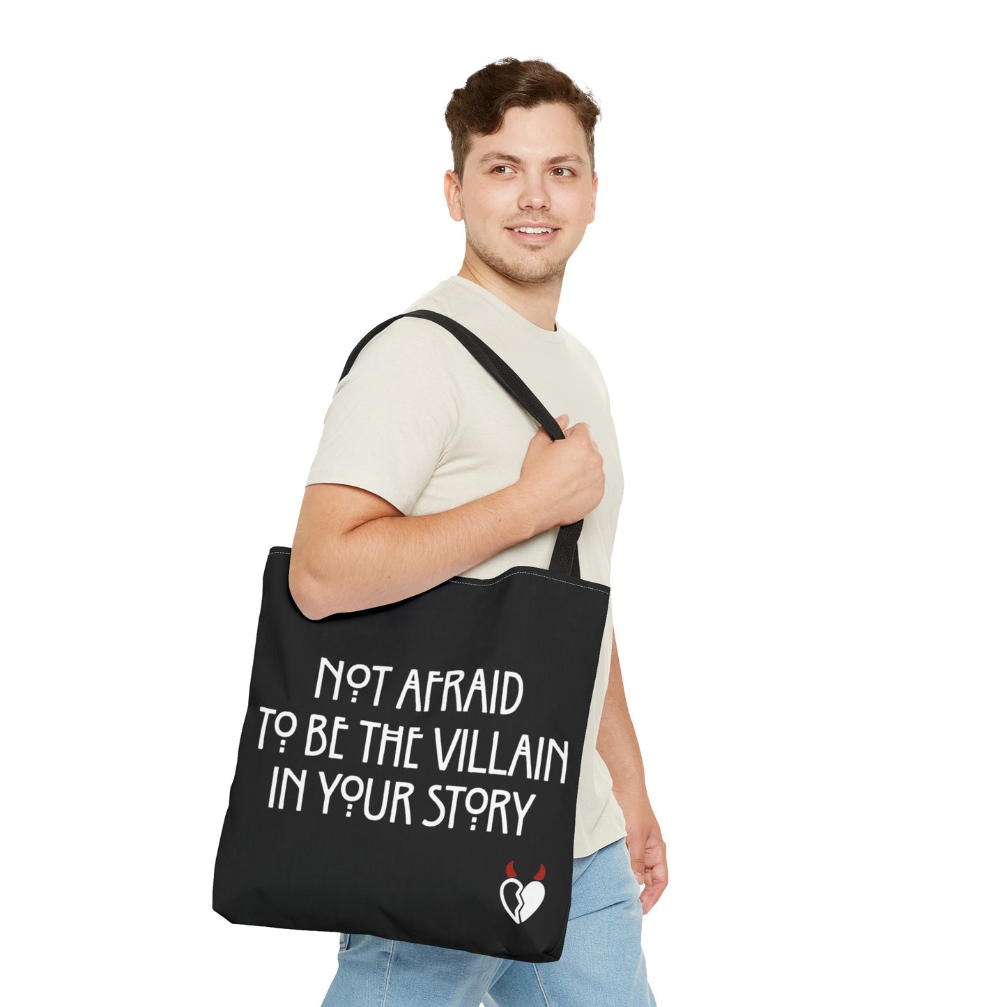 Not Afraid Black Tote Bag