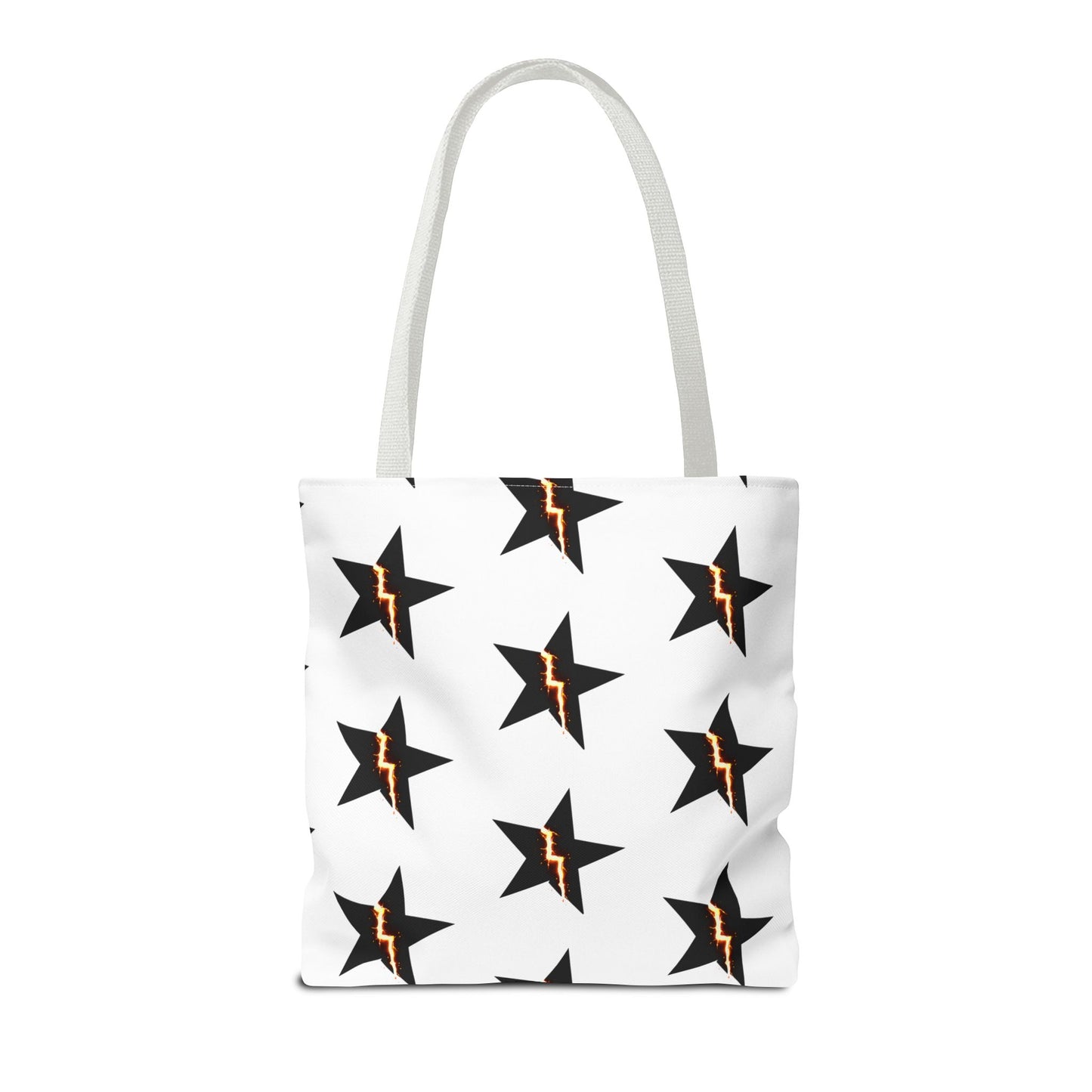 Broken Star Tote Bag — Patterned Reusable Grocery & Everyday Carry Tote