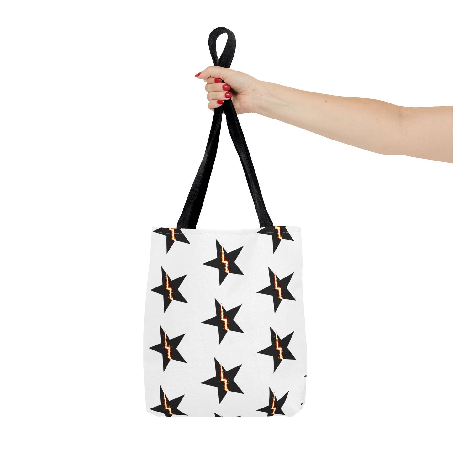Broken Star Tote Bag — Patterned Reusable Grocery & Everyday Carry Tote