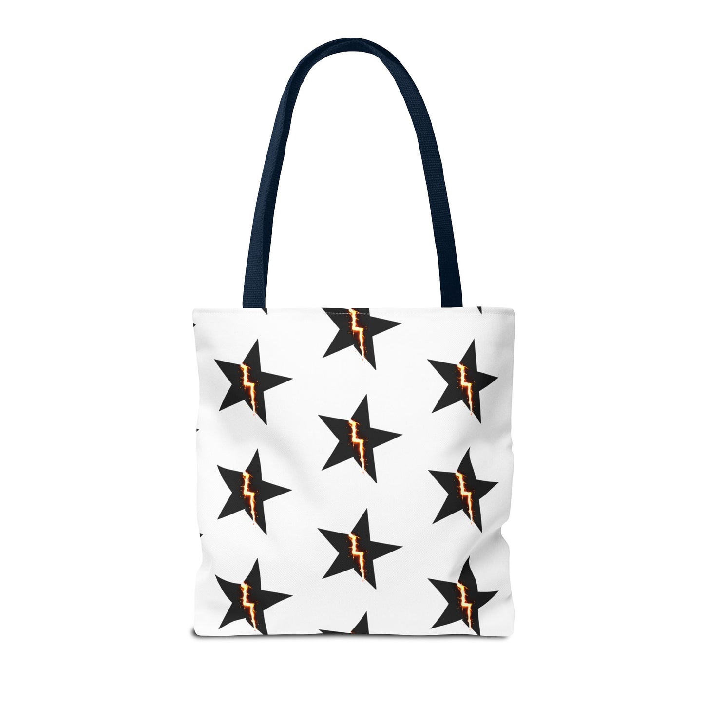 Broken Star Tote Bag — Patterned Reusable Grocery & Everyday Carry Tote