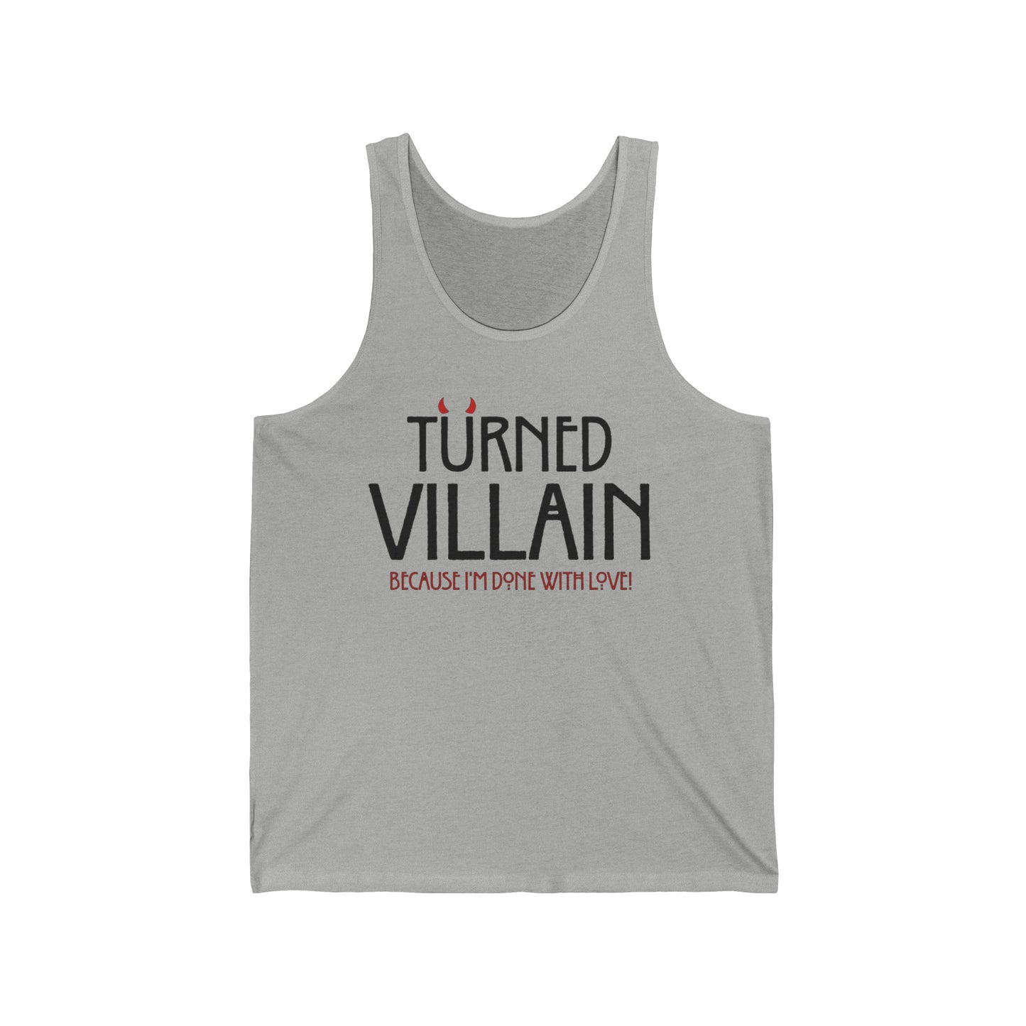 Turned Villain Unisex Jersey Tank