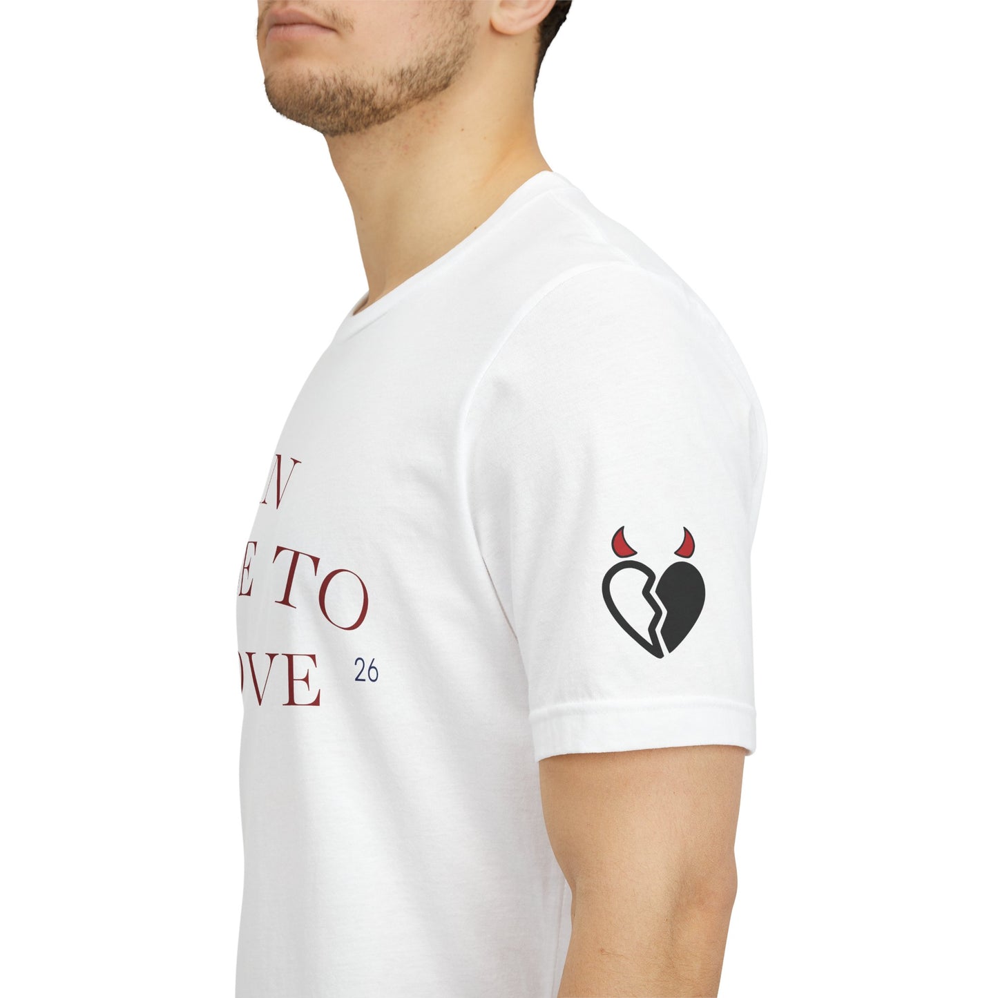 An Ode to Love Tee — “Turned Villain” Back Graphic Short Sleeve Shirt