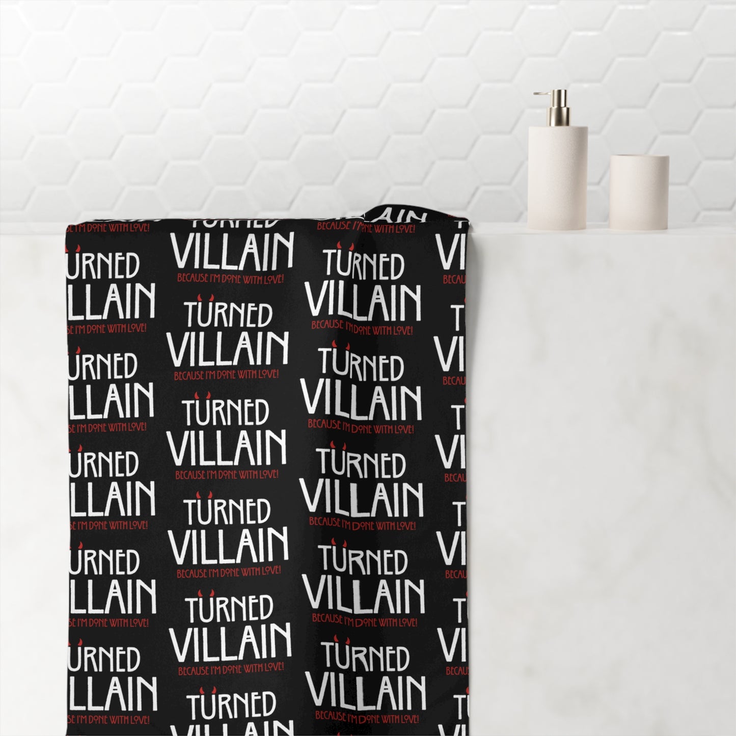 Turned Villain Mink-Cotton Towel