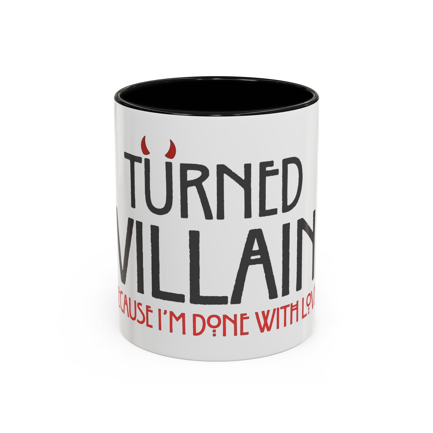 Turned Villain Accent Coffee Mug