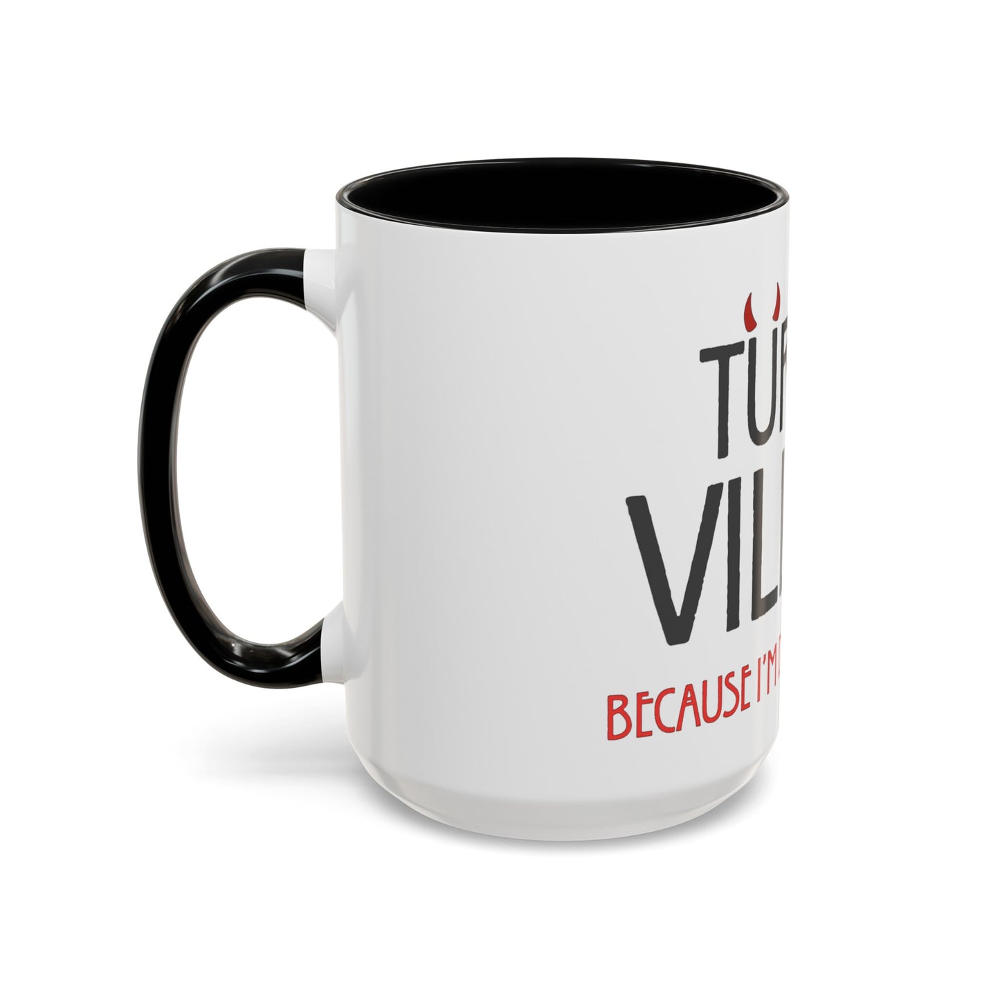 Turned Villain Accent Coffee Mug