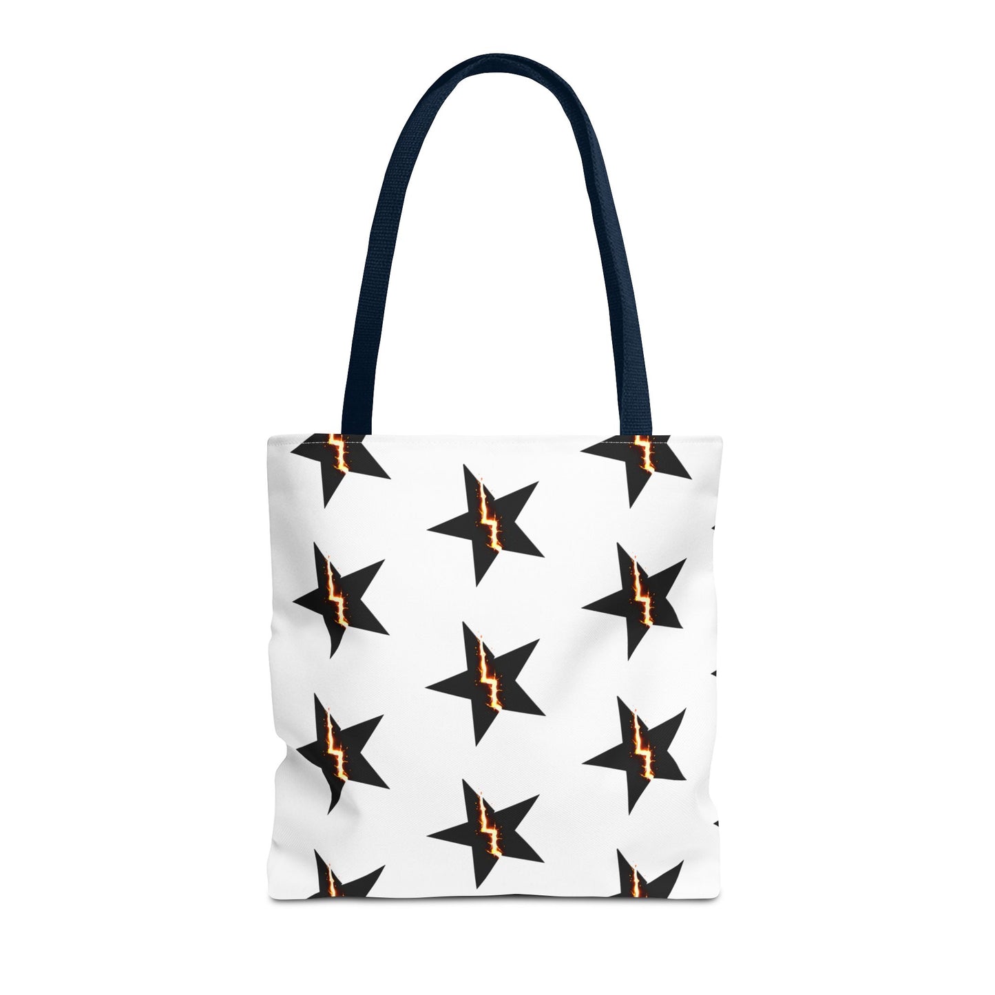 Broken Star Tote Bag — Patterned Reusable Grocery & Everyday Carry Tote
