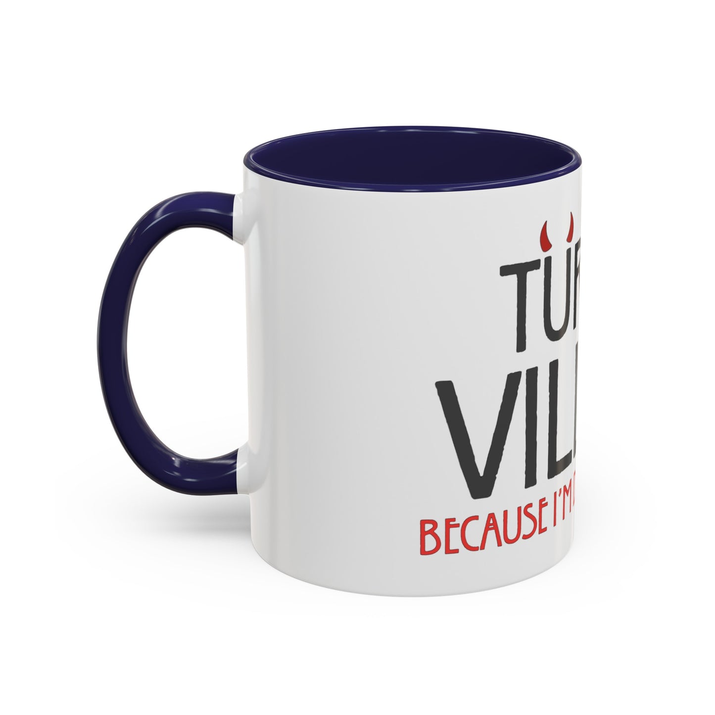 Turned Villain Accent Coffee Mug