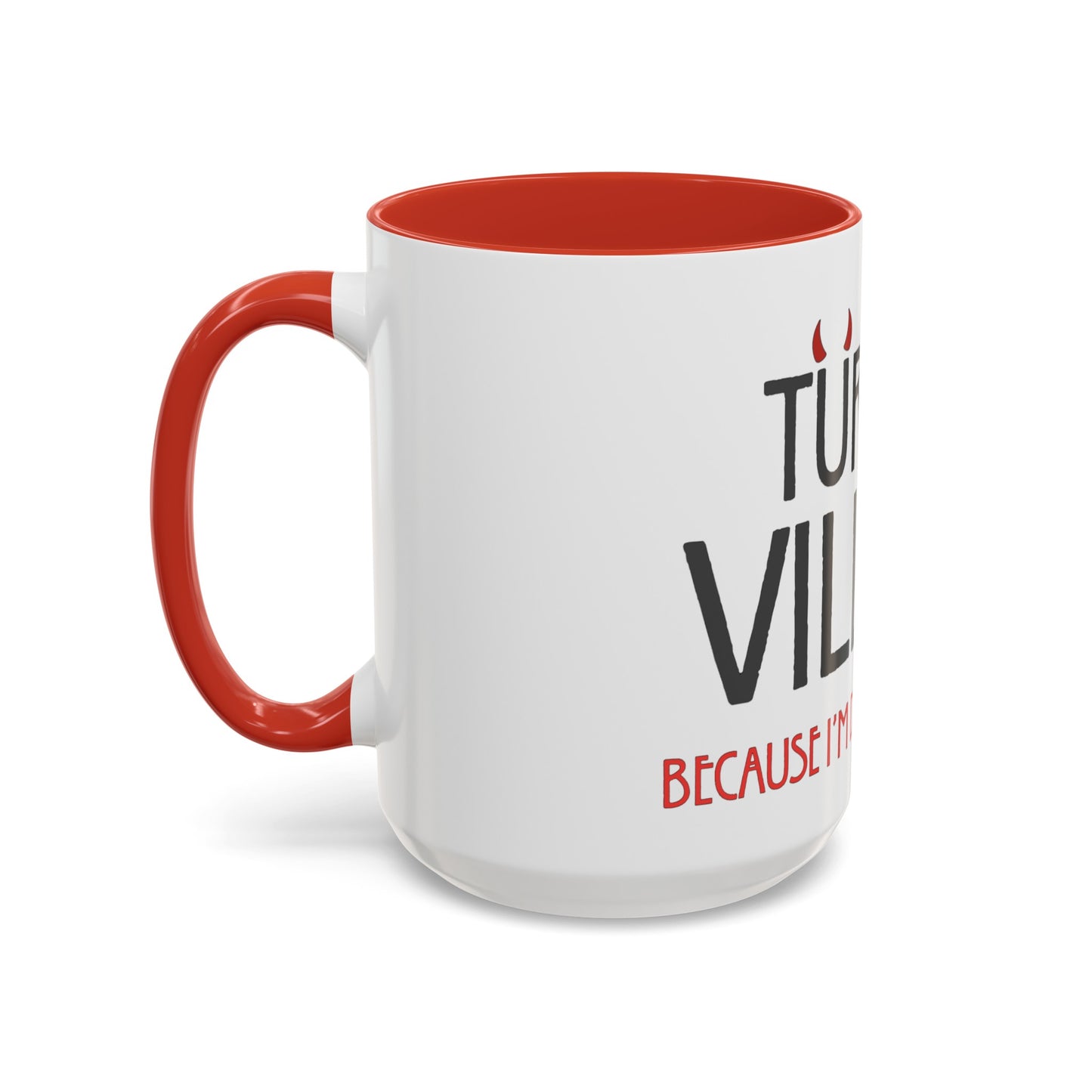 Turned Villain Accent Coffee Mug