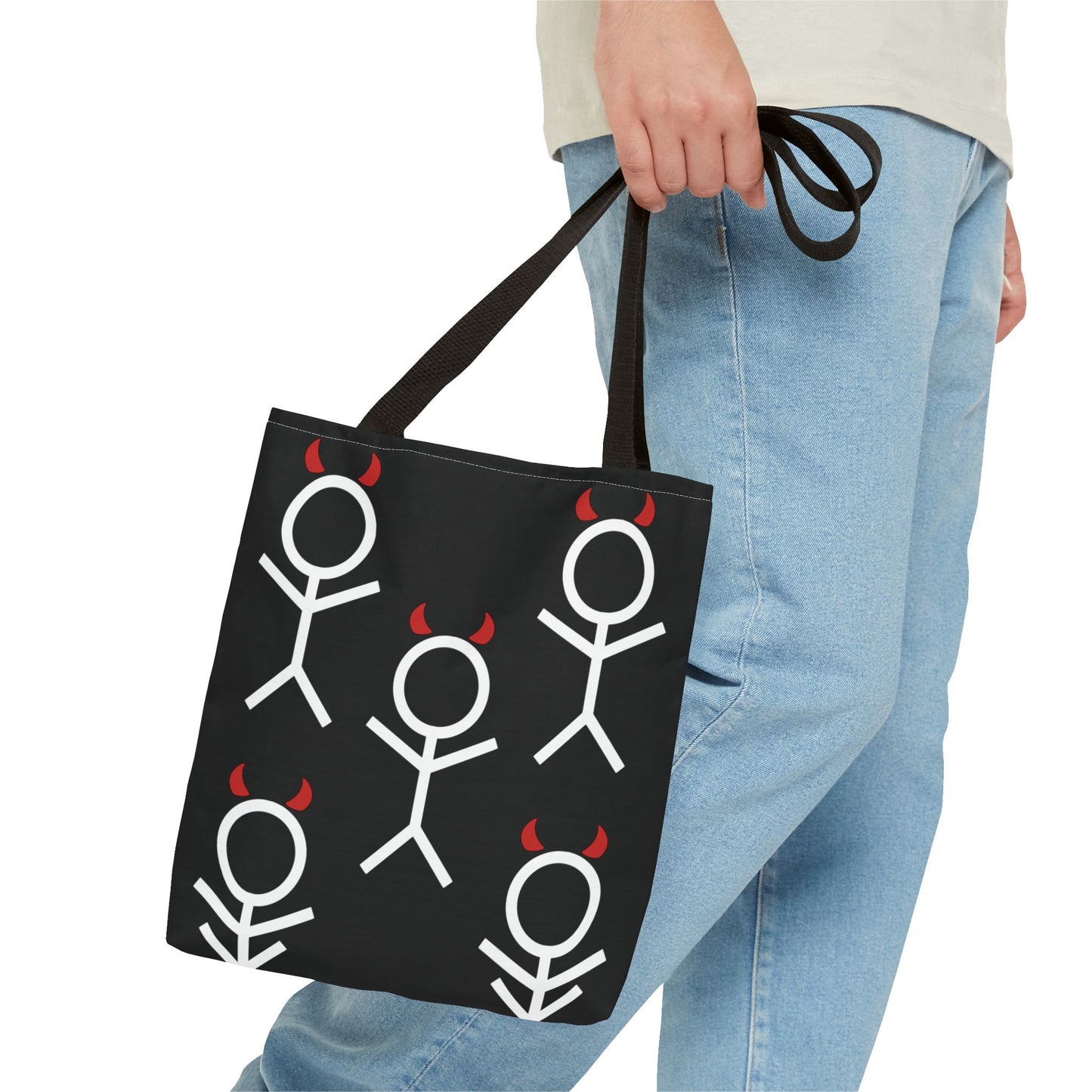 Born From Heartbreak Stickman Tote Bag