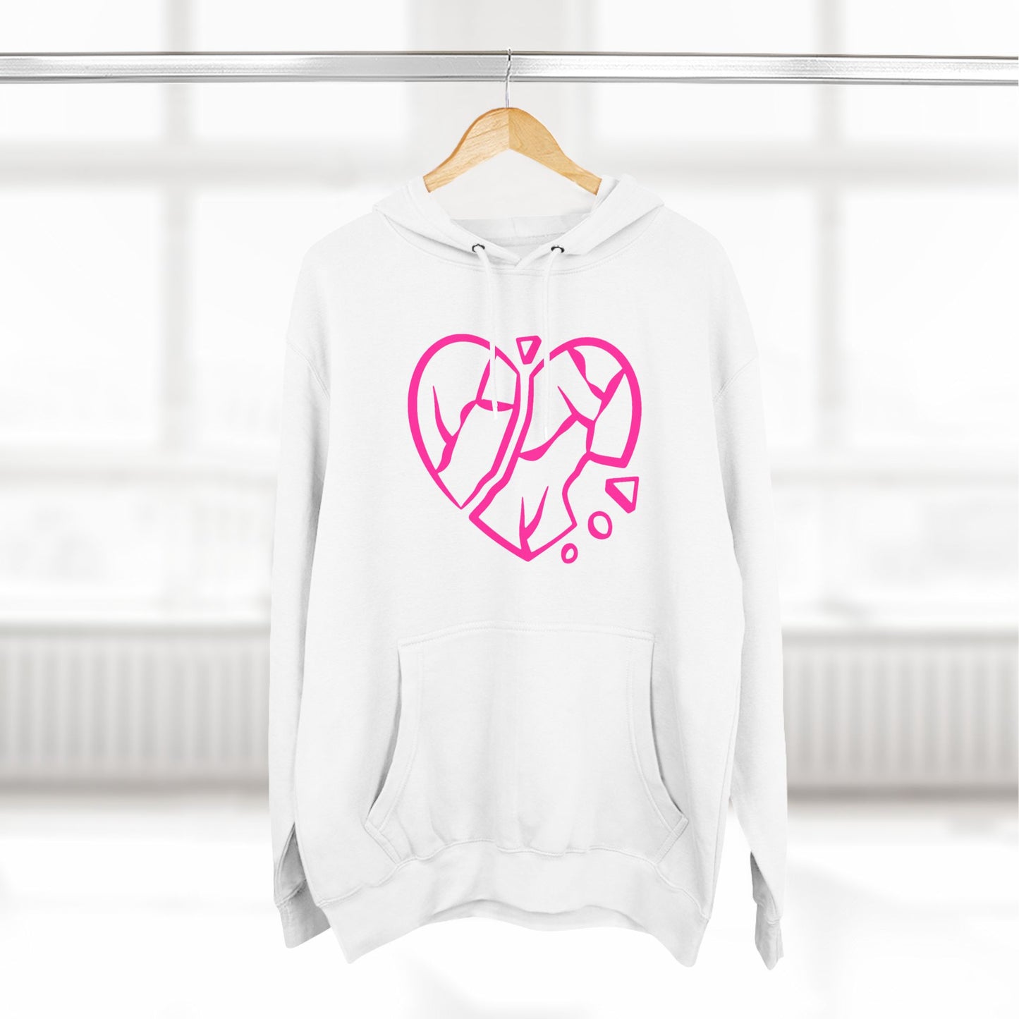 Shattered Heart Fleece Hoodie