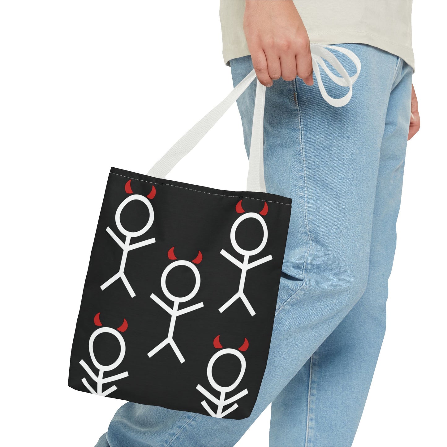 Born From Heartbreak Stickman Tote Bag