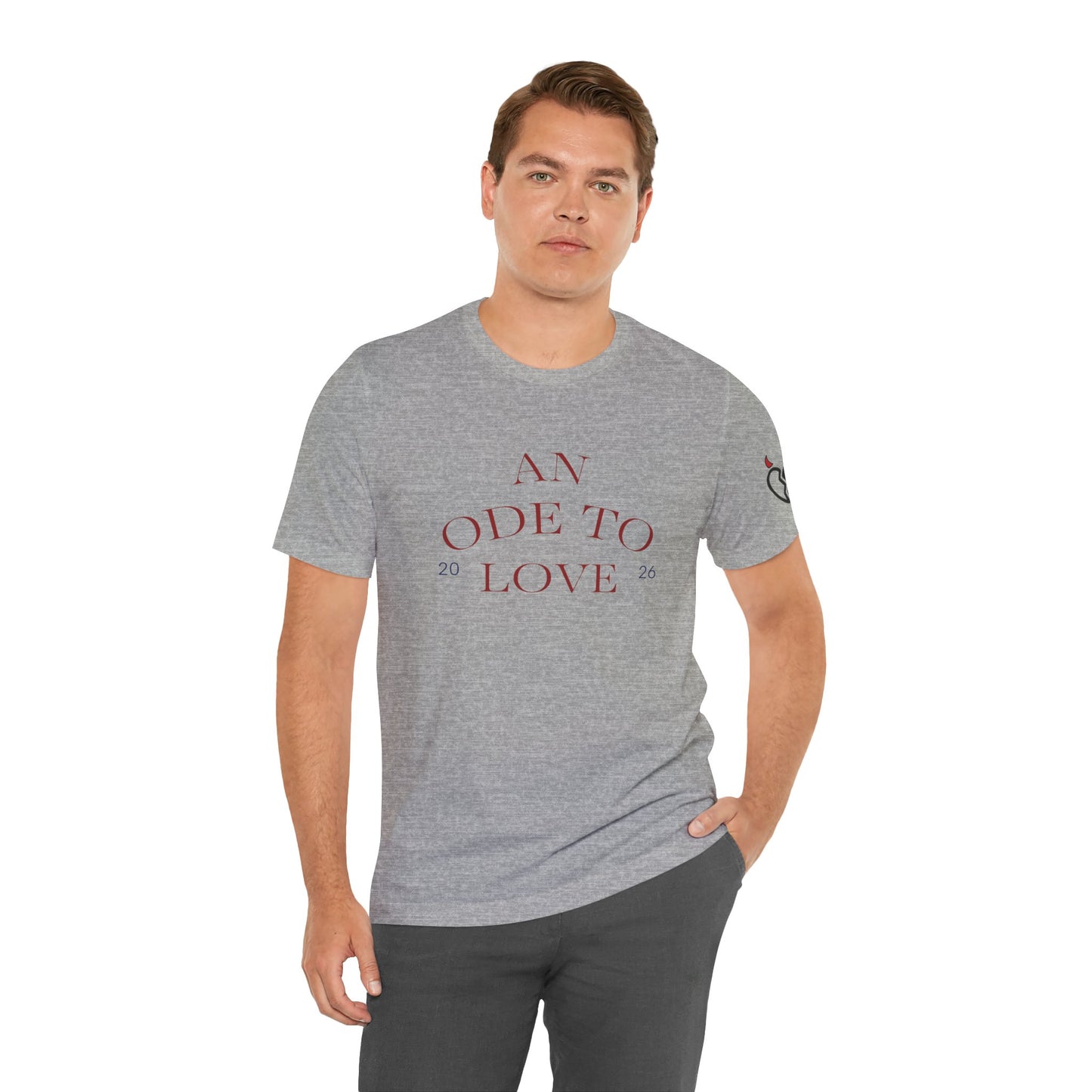 An Ode to Love Tee — “Turned Villain” Back Graphic Short Sleeve Shirt