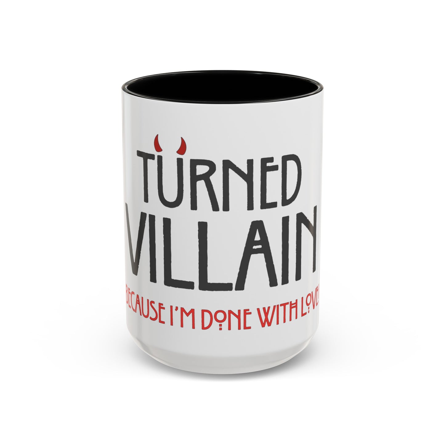 Turned Villain Accent Coffee Mug